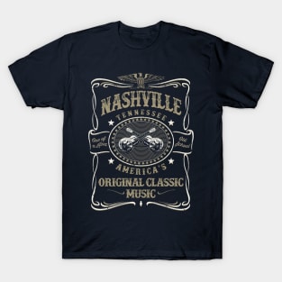 Nashville Music City USA Vintage T-Shirt